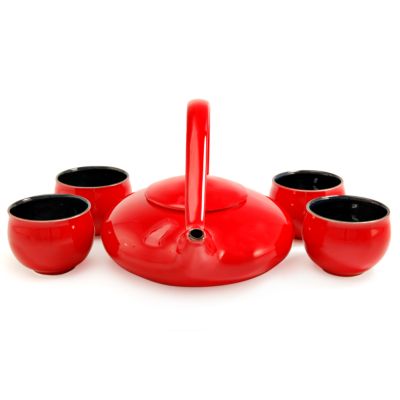 Judith Weber Classic Teapot Set with four cups